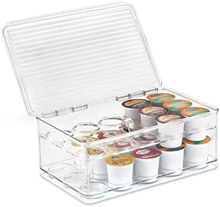 iDesign Stackable Coffee Pod Holder, Clear by iDesign