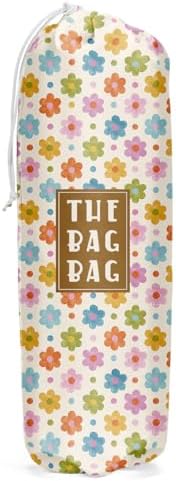 Flower Grocery Bag Organizer - Plastic Bag Holders for Kitchen, Pantry, Laundry Room - Home Decor Gifts by IHopes%2B