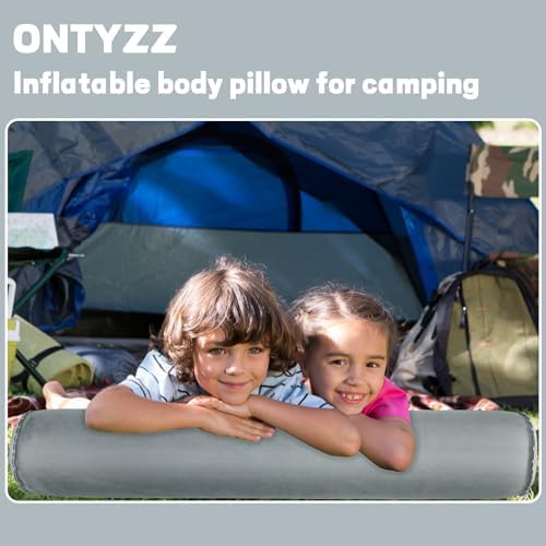 ONTYZZ Inflatable Body Pillow Long Pillow for Bed Oval Bolster Pillow - Image 6