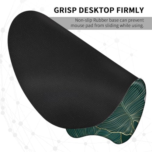 EooCoo Ergonomic Mouse Pad with Wrist Rest, Memory Foam Support Mousepad - Image 3