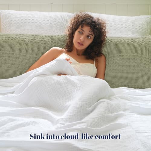 PHF Cotton Waffle Body Pillowcase 20" x 54", Dusty Sage, No Insert - Image 2