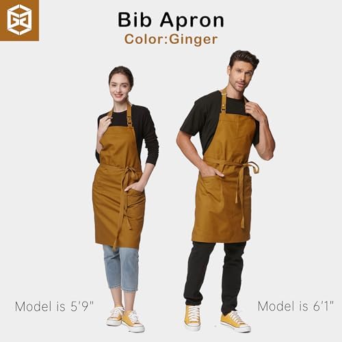 Chef Men Canvas Waterproof Apron Pocket 4251GB - Image 4