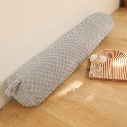 Long Bolster Body Pillow with Removable Washable Cover 59IN Grey by Eoieov