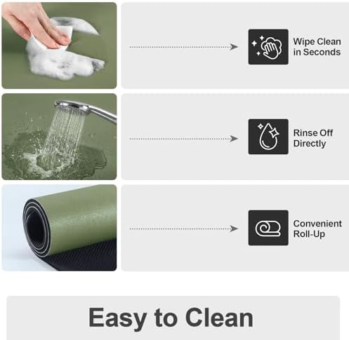 Ecotrim - Dish Drying Mat for Kitchen Counter | Coffee Bar Mat for Countertops | Heat Resistant Drainer Mat with Non-slip Rubber Backed | Hide Stain Kitchen Absorbent Draining Mat | Green 16"x20" - Image 3