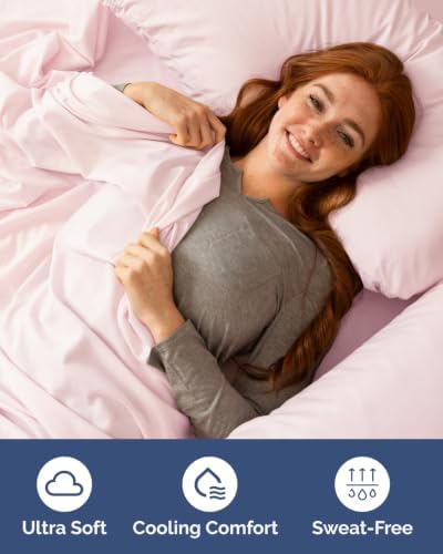 CGK Linens 2 Pack Extra Deep Twin XL Fitted Sheets - Lavender Pink - Image 3
