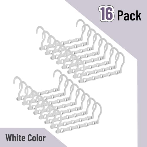 Mr. Pen- Space Saving Hangers, 16 pcs, 360° Rotating Hooks (Pack of 3) - Image 2