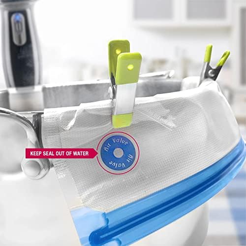 VICARKO 30 PCS Vacuum Zipper Bags Vacuum Sealer Bags 4.3L, 13.5 x 10.5" - Image 5