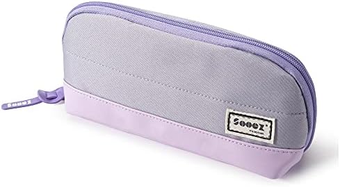 Sooez Wide-Opening Pencil Pen Case, Lightweight & Spacious Pencil Pouch - Image 2
