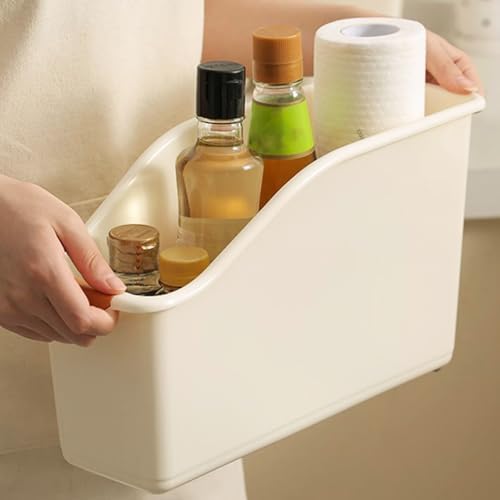 2 Pack Roll Out Plastic Organizer Bins, Tall Under Sink Organizer - Image 6