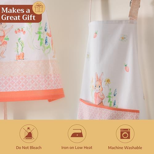 Maison d' Hermine Aprons for women with Pocket 100% Cotton (27.50"x31.50") - Image 5