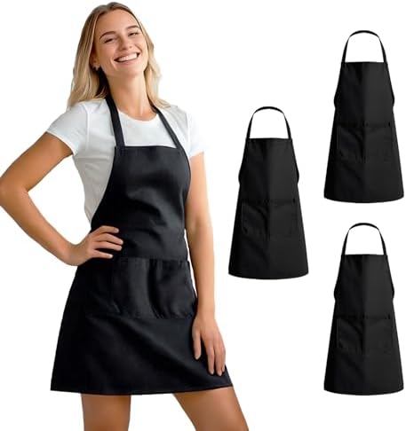 Adjustable Fabric Work Apron With Multi‑Pockets by juningxin