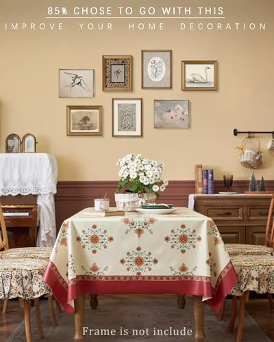 Vintage Whimsical Butterfly Wall Art Vintage Nursery Wall Art Cottagecore Girls Room Decor Cottage Butterfly Landscape Oil Art Print Country Field Style Retro Wall Decor for Gallery Living Room Bedroom (UNFRAMED 8x10in) - Image 6
