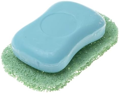 Snowkingdom 4 Pack Green Soap Saver Draining Lift Pad 2.9" x 4.5" PVC Non-BPA Non-Slip Durable - Image 5