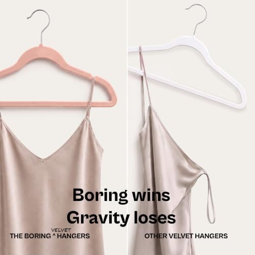 33 Pack Rose Gold Velvet Hangers Non Slip, Felt Hangers - Image 4