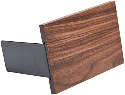 Pandapark Wood Decorative Bookends,Non-Skid Bookend for Shelves,Heavy Duty Bookends,Book Stand for Books/CDs,1 Pair - Image 3