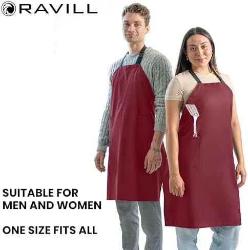 Ravill Waterproof Aprons For Men and Women with Pockets - Image 4