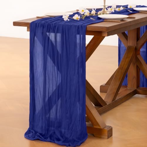 Cheesecloth Table Runner Fall Boho Wedding Birthday Party Home Decor - Image 5
