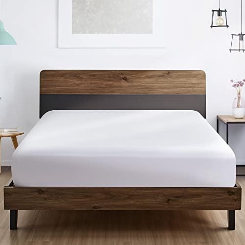 FreshCulture Full Fitted Sheet - Hotel Quality Fitted Sheet - Ultra Soft & Breathable - Brushed Microfiber - Deep Pocket - Cooling Fitted Sheets for Full Size Bed (White) - Image 6
