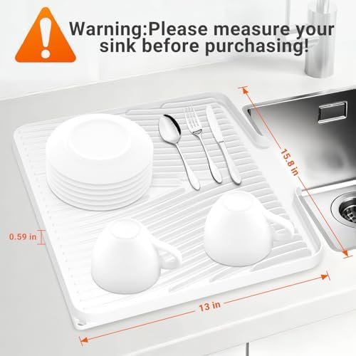 Silicone Dish Drying Mat for Kitchen counter - Image 2