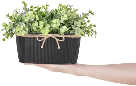 Dahey Artificial Fake Plants Indoor for Farmhouse Table Laundry Room Decor - Image 3