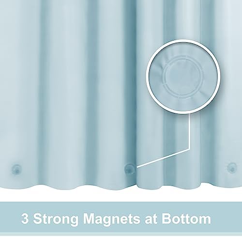 Barossa Design Shower Curtain Liner Light Blue, Standard Size - Image 2