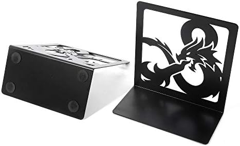Dragon Book Ends, Heavy Duty Metal Bookends for Shelves - Image 3