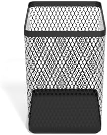 TRU RED Stackable Wire Mesh Jumbo Pencil Holder, Matte Black, 3-Pk - Image 3