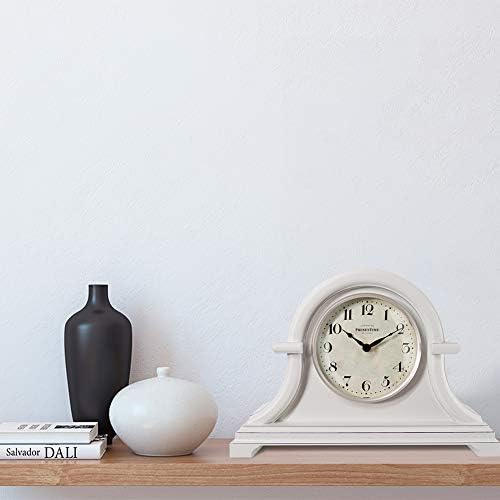 Presentime Vintage Farmhouse Mantel Clock, Napoleon Desk Clock - Image 5