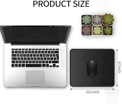 12 Pack Mouse Pads Bulk, Black Mouse Pads for Desk, Office and School - Image 2