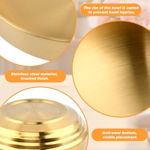 7.9inch Key Bowl for Entryway Table,Gold Decorative Bowl Key Dish for Organizing - Image 6