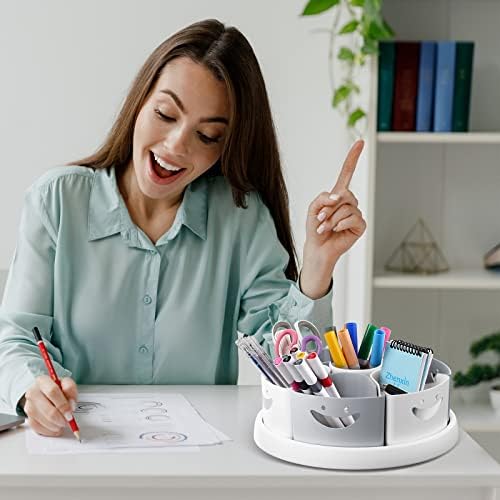 MeCids Art Supply Organizer Rotating Desk Organizer Pen Holder (10 IN) - Image 5