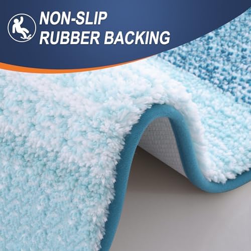 OLANLY Luxury Toilet Rugs U-Shaped 24x20, Soft Absorbent Microfiber Mat - Image 5