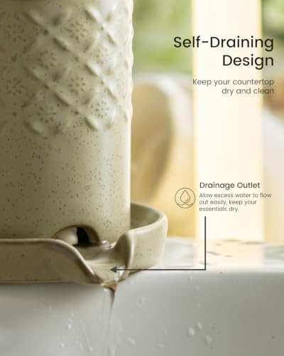 Zoeeker Toothbrush Holders for Bathrooms, Self-draining Toothbrush Holder - Image 4