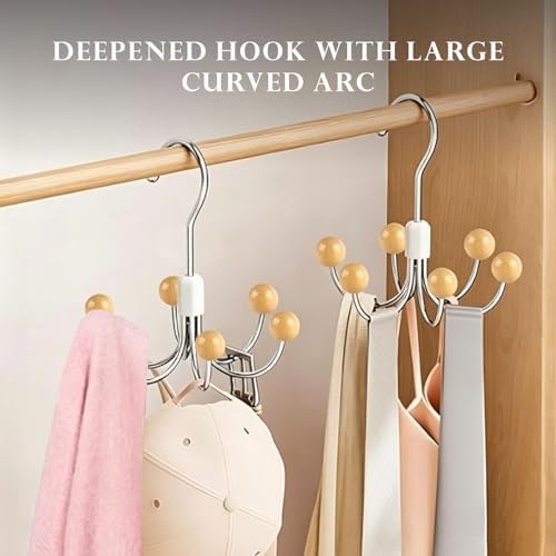Sweatshirt Hangers with 6 Cedar Balls, Purse Hanger, Scarf Hanger - Image 5
