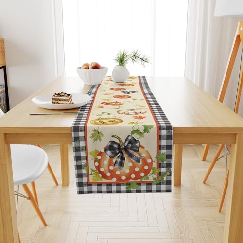 OHOME Thanksgiving Decorations - Thanksgiving Table Runner | Thanks Giving Table Decor | Friendsgiving Party Decorations Centerpieces Supplies Essentials for Room Office Indoor - Image 5