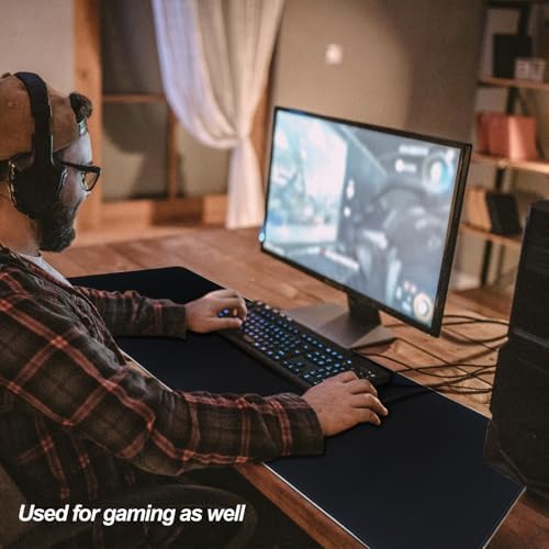 XXL Gaming Mouse Pad 31.5x15.7 Professional Large Mouse Pad & Computer Game Mouse Mat-80x40 blackus - Image 5