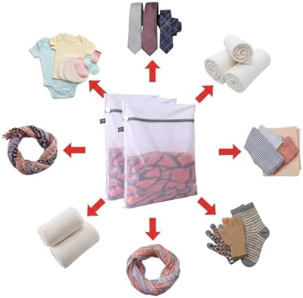 Kimmama Lingerie Bags for Washing Delicates, Mesh Laundry Bag for Delicates - Image 4