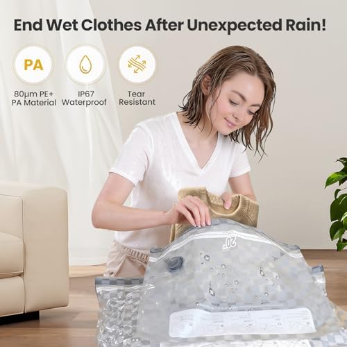 Vacuum Storage Bags with Pump, 21PCS Space Saver Bags for Clothing Travel - Image 3