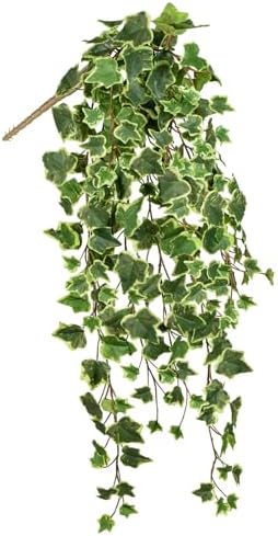 Hollyone Artificial Hanging Plants 35.4" Fake Ivy Vine Faux Ivy Leaves Fire and UV Resistant Hanging Plant Wall Greenery for House Room Patio Indoor Outdoor Home Shelf Office Wedding Decor by Hollyone