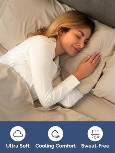 CGK Extra Deep King Single Fitted Sheet Only - Cream - Image 3