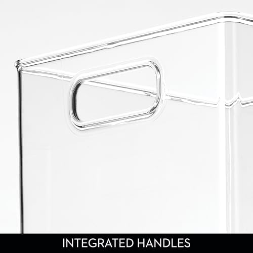 iDesign Clear Plastic Storage Bins, 4-Pack - Image 5