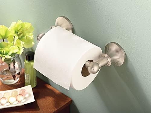 Moen Vale Chrome Double Post Pivoting Toilet Paper Holder, Wall Mounted Toilet Tissue Holder DN4408CH - Image 4