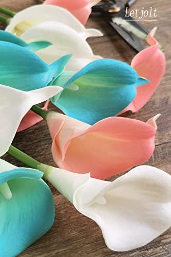 Letjolt Artificial Calla Lily Flowers 12Pcs Light Pink Realistic Flower - Image 3