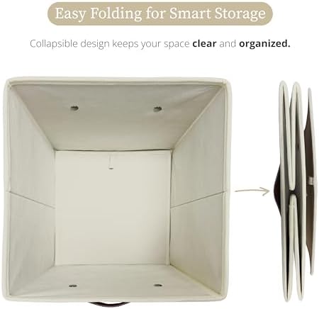 DECOMOMO Storage Bins, Cube Storage Bin with Labels - Image 6