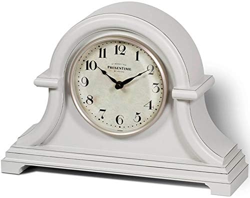 Presentime Vintage Farmhouse Mantel Clock, Napoleon Desk Clock by Presentime