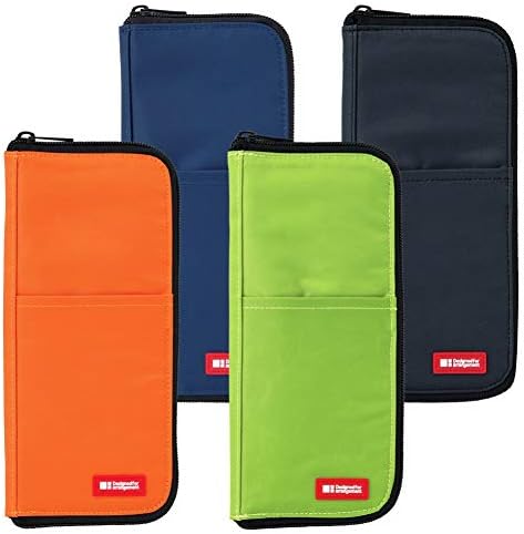 LIHIT LAB Slim Pen/Pencil Pouch, 0.7 × 3.9 × 8.5 Inches, Orange (A7652-4) - Image 7