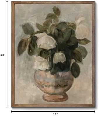 RETRART Vintage Wall Art, Vintage Floral Wall Art Prints - Vintage Flower Pictures Decor Aesthetic - Canvas Prints for Bedroom Living Room Bathroom Wall Decor - 11" x 14" Unframed - Image 7