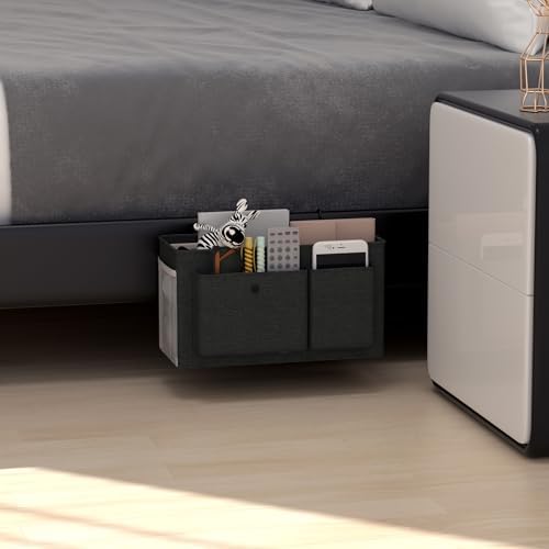 Bedside Caddy Bedside Storage Hanging Organizer for Bunk Dorm Bed Rail - Image 6