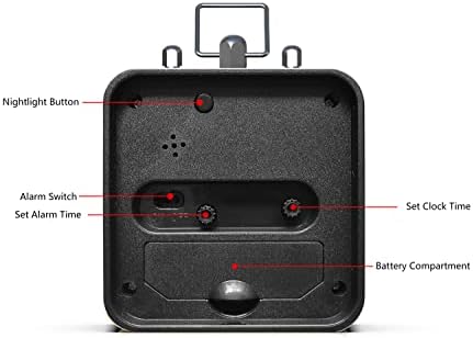 AYRELY® Small Metal Alarm Clock, Desk and Table Clock for Travel - Image 7