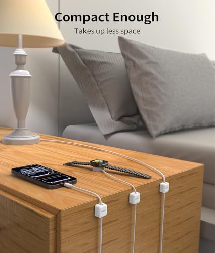 9 Pack Magnetic Cable Clips Cord Organizer,Desk Cable Management Accessories,Cord Clips,Adhesive USB Wire Holder Keeper Organizer for Home Office Desk Phone Car Wall Desktop Nightstand cable organizer - Image 3